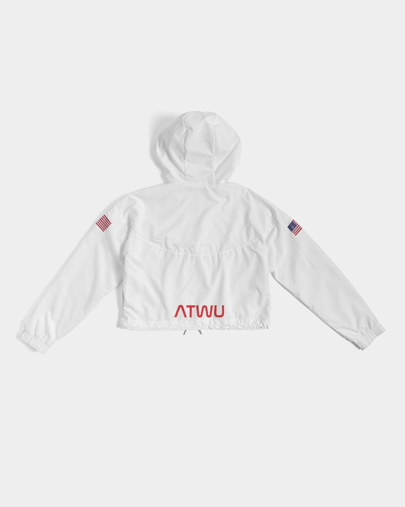 ALL THE WAY UP SPACE Women's Cropped Windbreaker