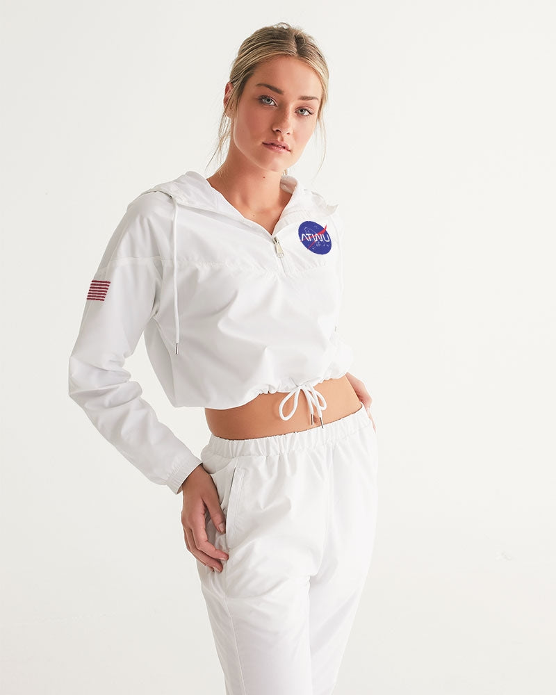 ALL THE WAY UP SPACE Women's Cropped Windbreaker