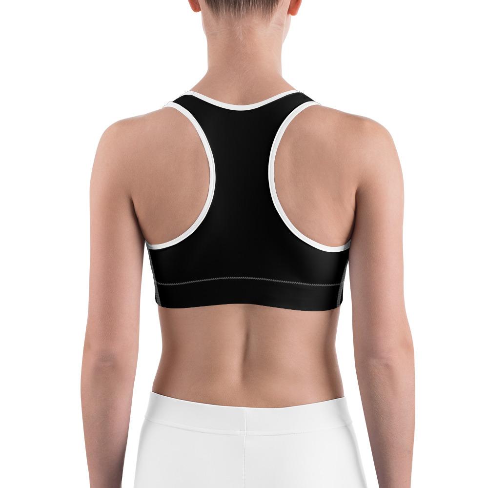 All The Way Up Black Sports bra