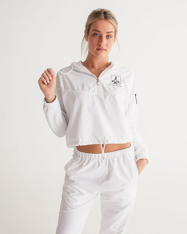 Limited Edition All The Way Up Women's Cropped Exosphere Windbreaker - ALL  THE WAY UP