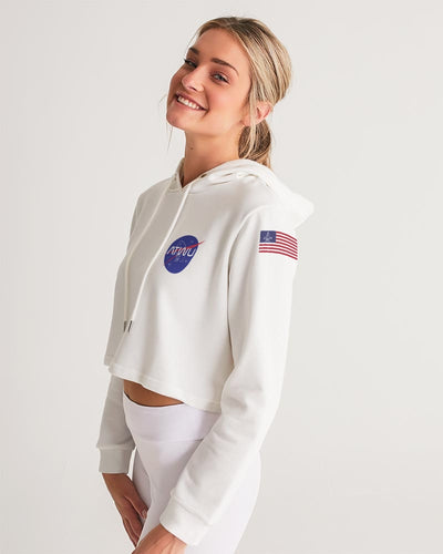 ALL THE WAY UP SPACE Women's Cropped Hoodie