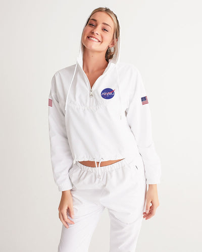 ALL THE WAY UP SPACE Women's Cropped Windbreaker