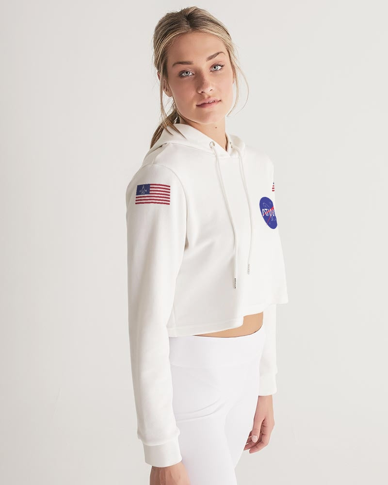 ALL THE WAY UP SPACE Women's Cropped Hoodie