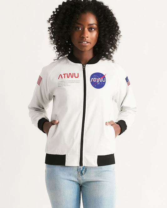 ALL THE WAY UP SPACE Women's Bomber Jacket