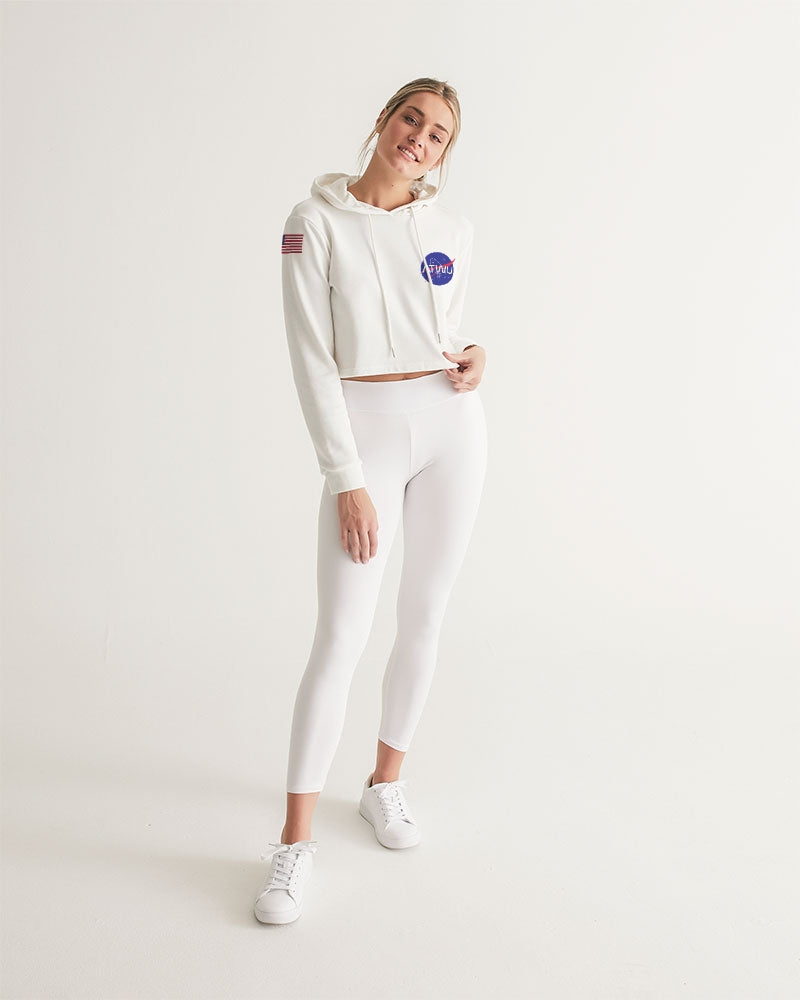 ALL THE WAY UP SPACE Women's Cropped Hoodie