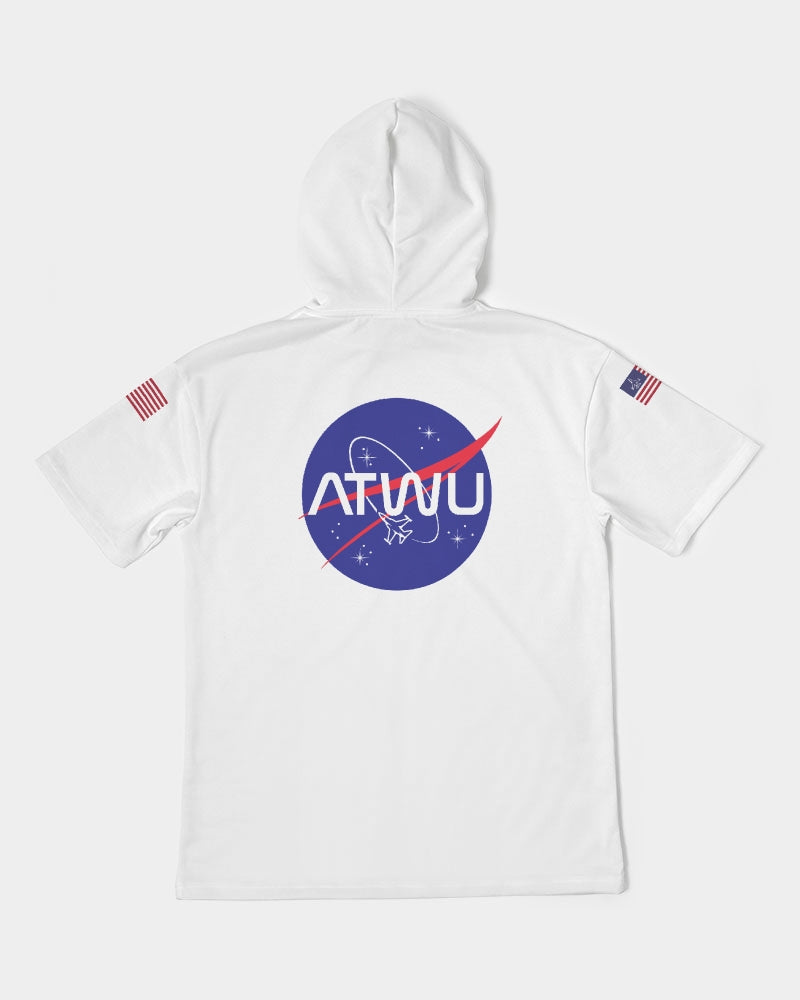 ALL THE WAY UP SPACE Men's Premium Heavyweight Short Sleeve Hoodie