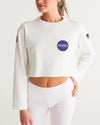 ALL THE WAY UP SPACE Women's Cropped Sweatshirt