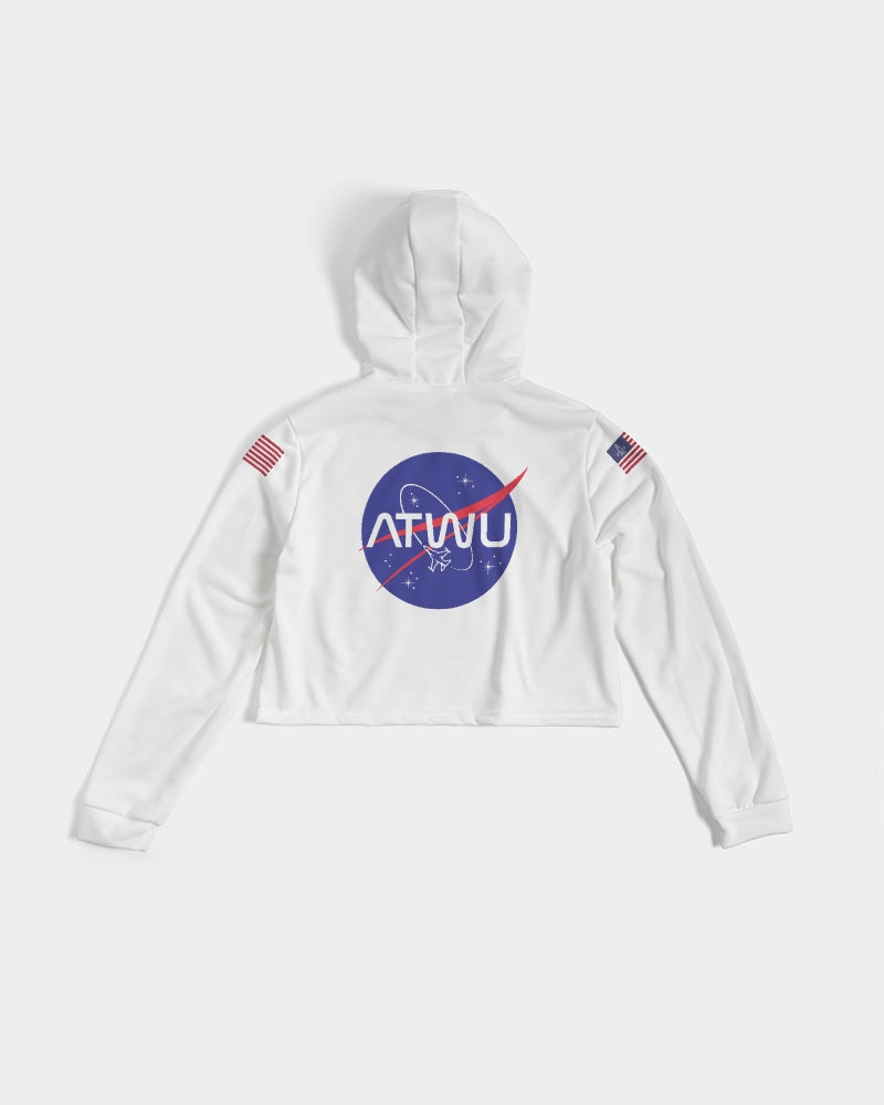 ALL THE WAY UP SPACE Women's Cropped Hoodie