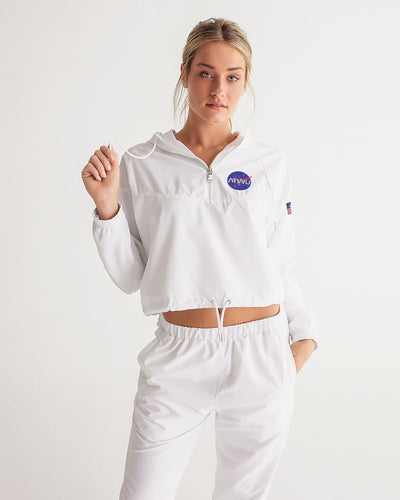 ALL THE WAY UP SPACE Women's Cropped Windbreaker