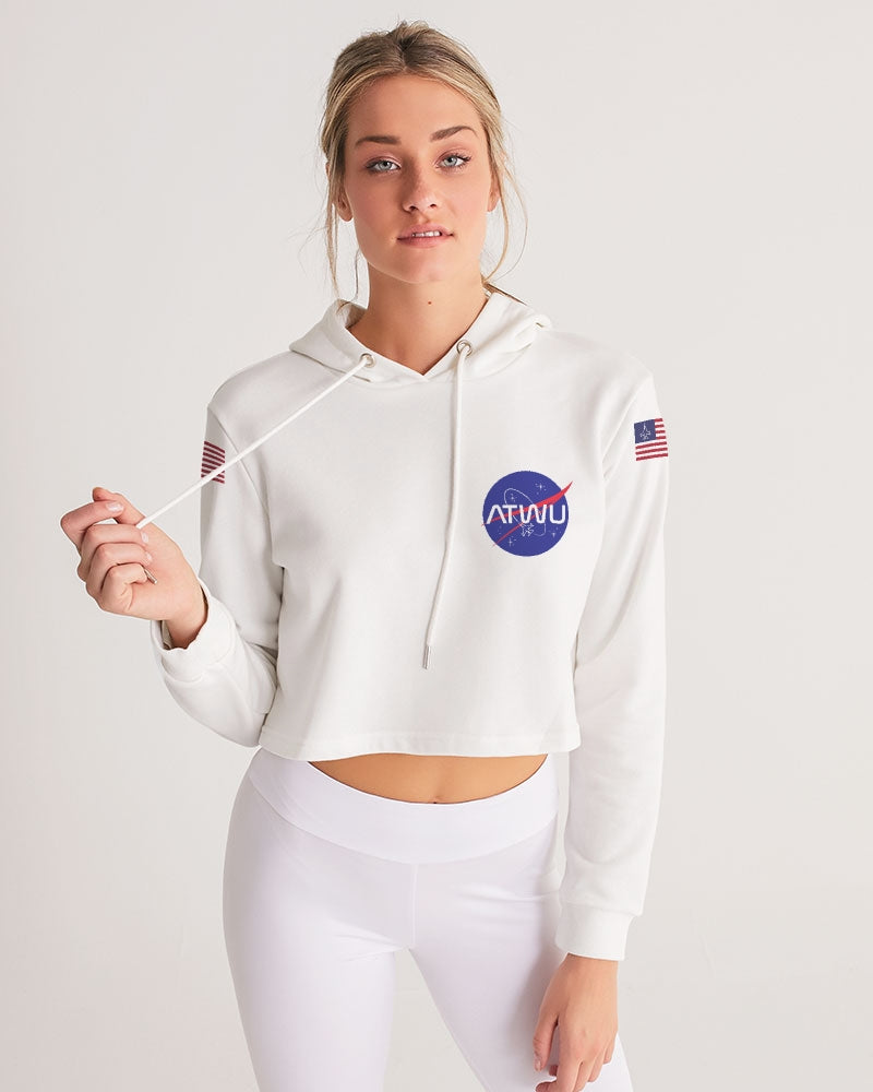 ALL THE WAY UP SPACE Women's Cropped Hoodie