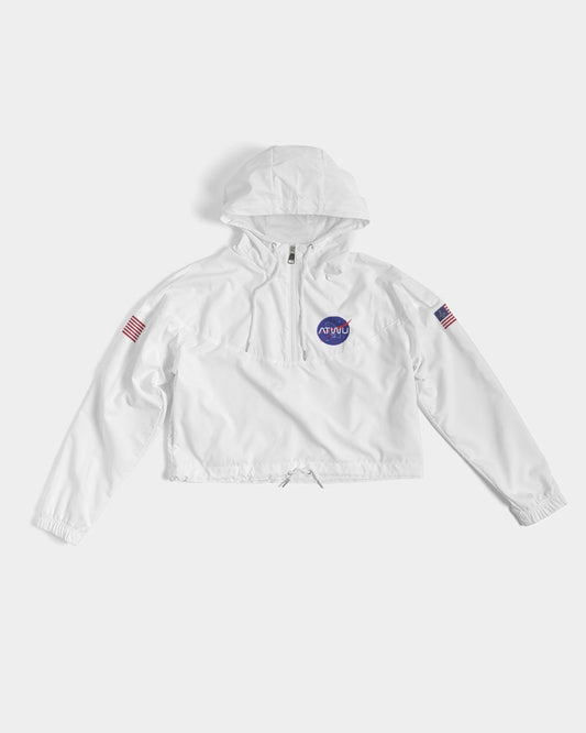 ALL THE WAY UP SPACE Women's Cropped Windbreaker