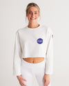 ALL THE WAY UP SPACE Women's Cropped Sweatshirt